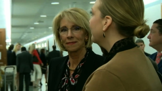 Betsy DeVos, Who Wants To Defund The Special Olympics, Smiles Dumbly, Gets Thrown Under The Bus, Then Lies<em></em>